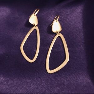 Kendra Scott gold drop earrings